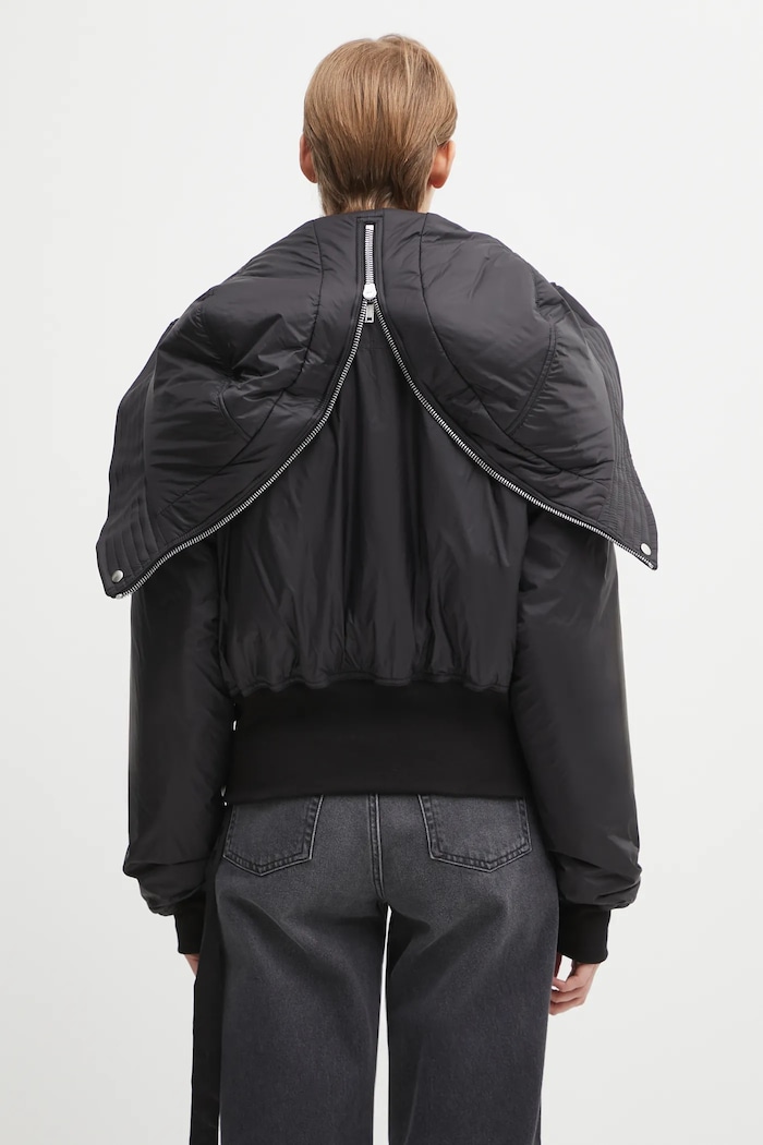 Clothing Rick Owens DRKSHDW jacket Cropped Alice Parka DS02E7731.NP black