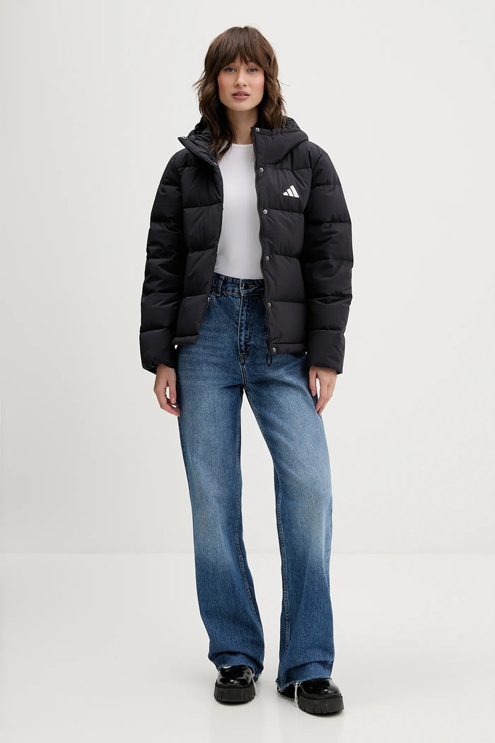 Páperová bunda adidas Helionic JN2086 čierna AW25