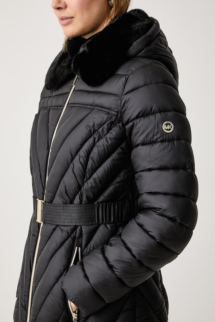 Kurtka pikowana damska MICHAEL Michael Kors 77A6945M42 czarny