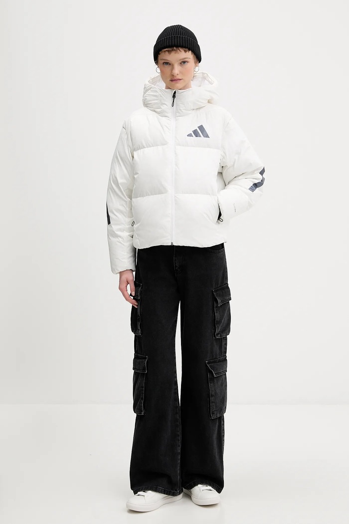 Páperová bunda adidas adidas x Z.N.E JX0562 biela AW25