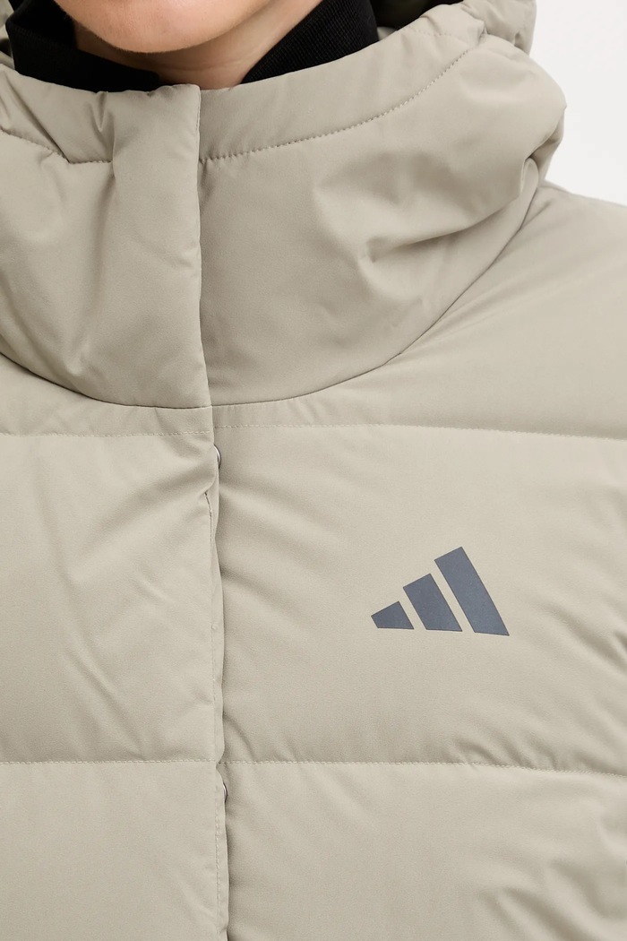 Páperová bunda adidas Helionic JX3027 zelená