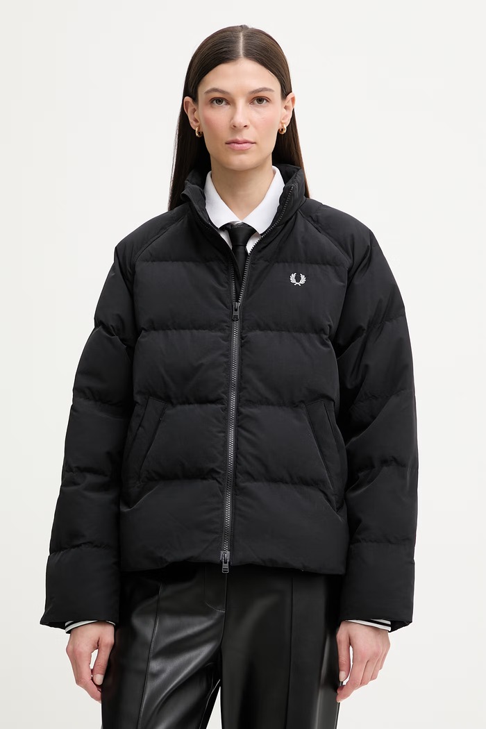 Fred Perry puhovka ženska Drugo črna J1118