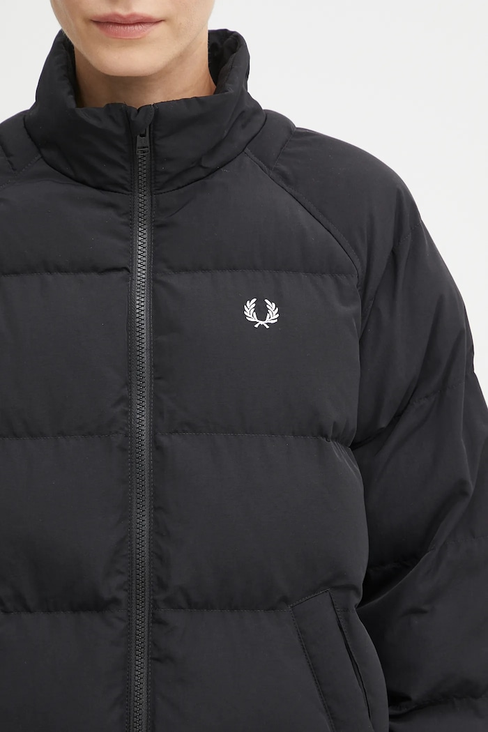 Fred Perry páperová bunda dámska čierna J1118