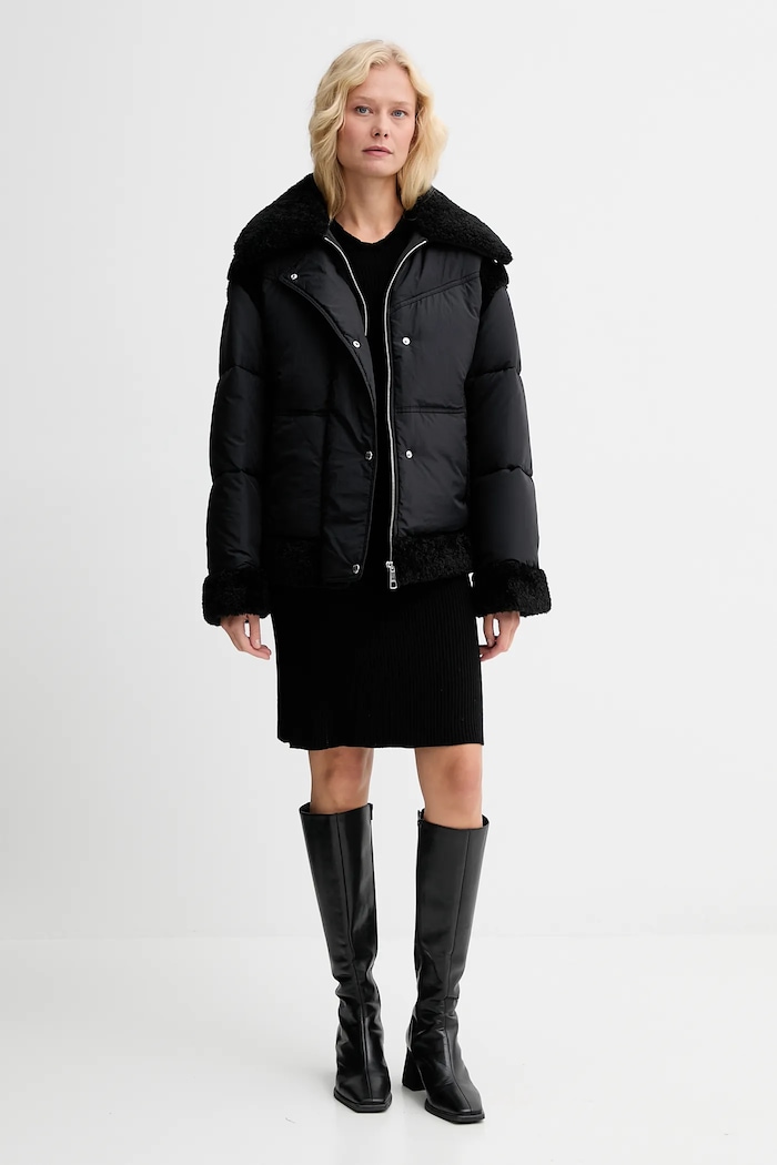 Μπουφάν BOSS Orange Bashinah 50548173 μαύρο AW25