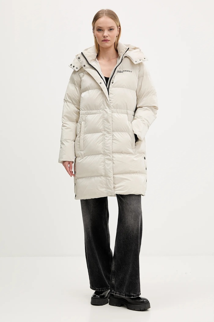 Bunda Karl Lagerfeld Jeans A4W15059 béžová AW25