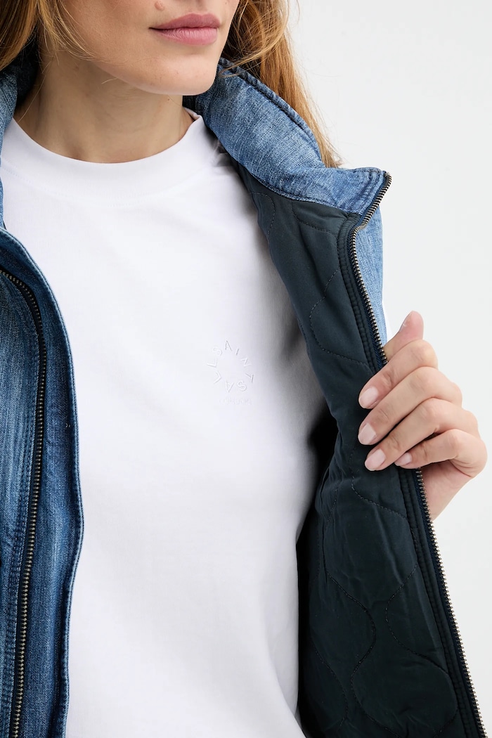 G-Star vestă de jeans 2-Pkt Padded D26944.E090