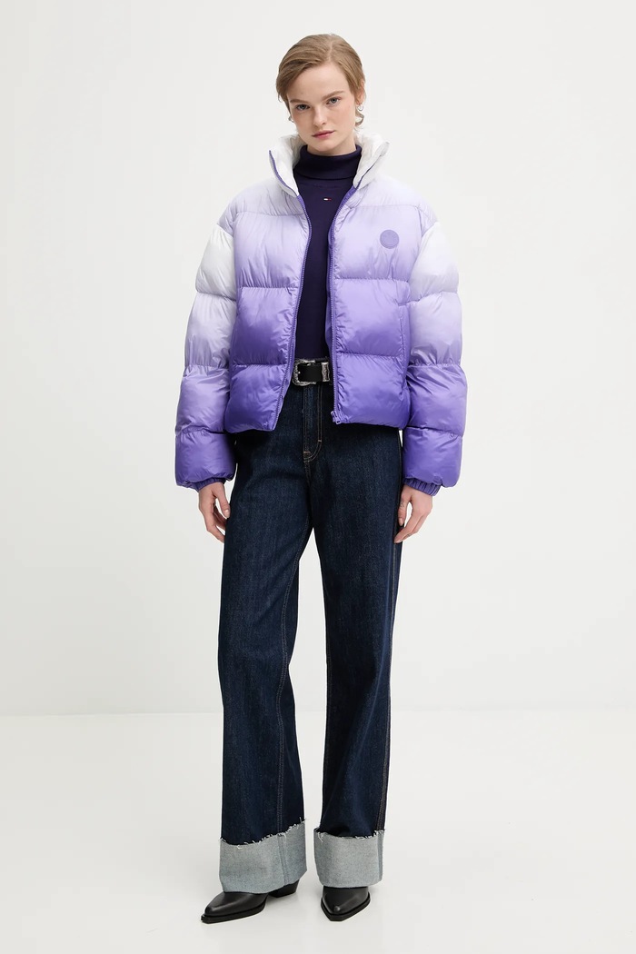 Μπουφάν Hugo Blue Bashinah 50543604 μωβ AW25