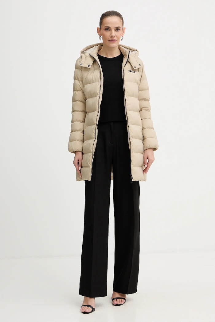 Bunda Karl Lagerfeld A1W15047 béžová AW25