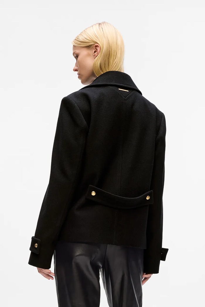 Bunda Karl Lagerfeld A4W15034 čierna SS26