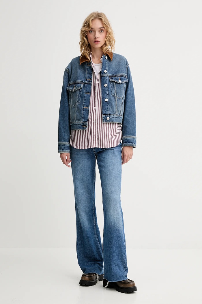 Rifľová bunda Marc O'Polo 508910225011 modrá AW25