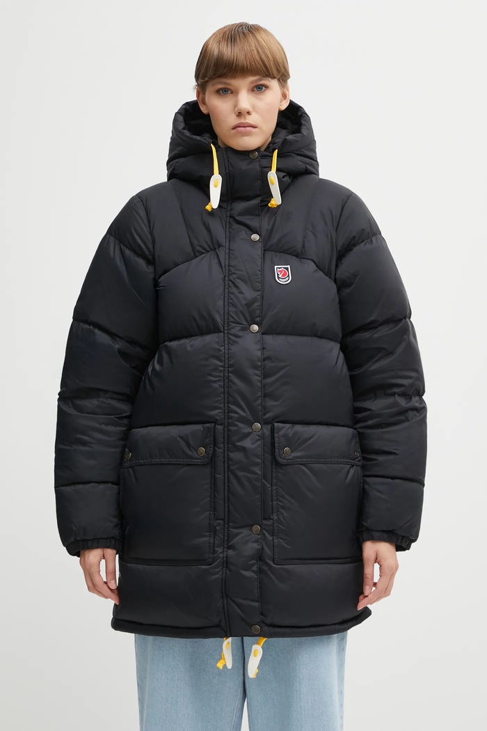 Páperová bunda Fjallraven Expedition zateplené čierna F89029