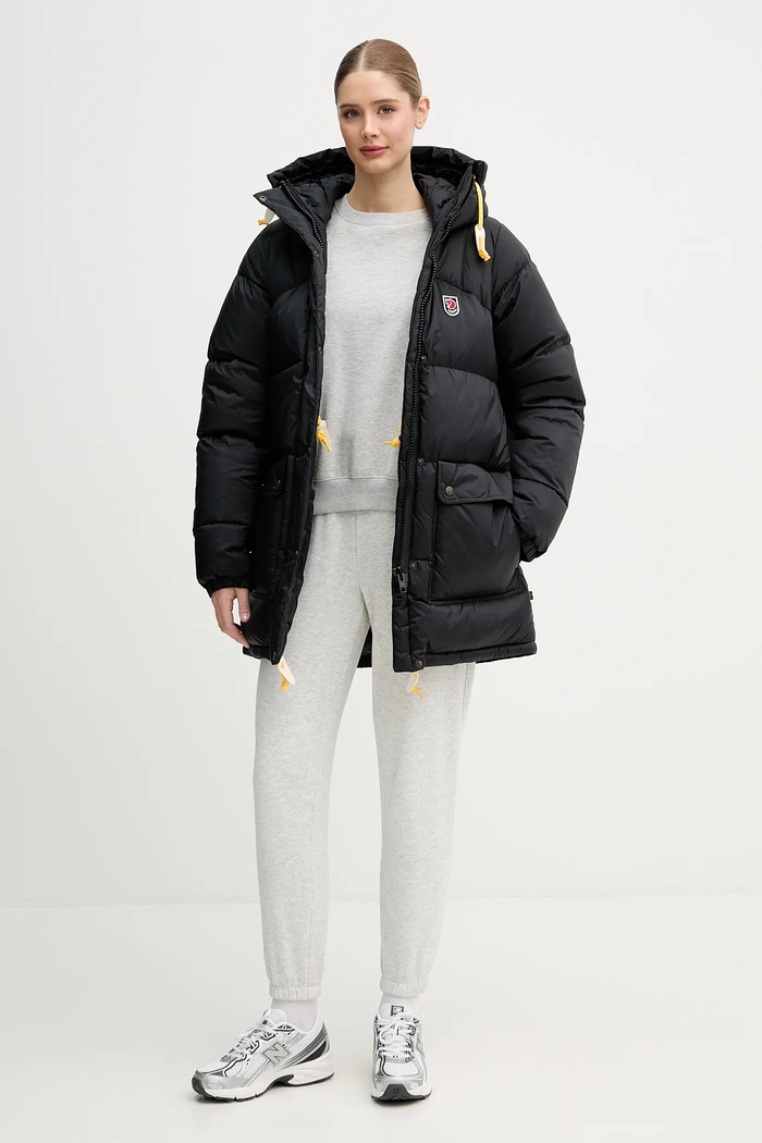 Páperová bunda Fjallraven Expedition F89029 čierna AW25
