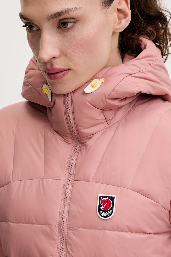 Péřová bunda Fjallraven Expedition růžová F86122