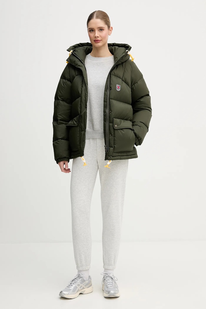 Пуховая куртка Fjallraven Expedition F89995 зелёный AW25