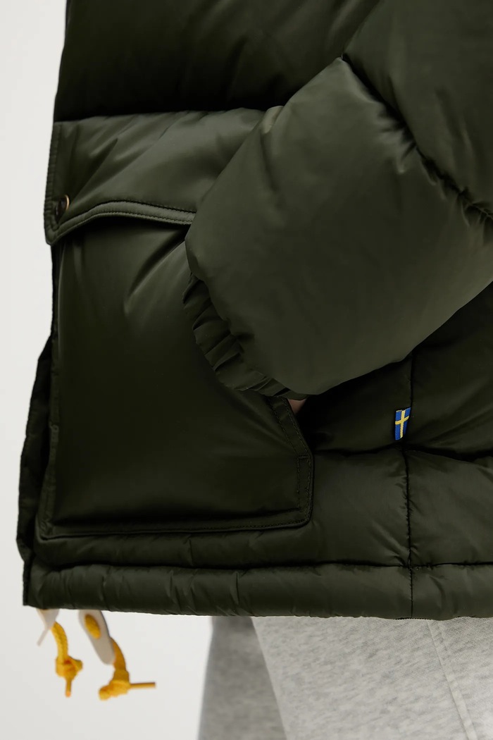 Пуховая куртка Fjallraven Expedition F89995 зелёный