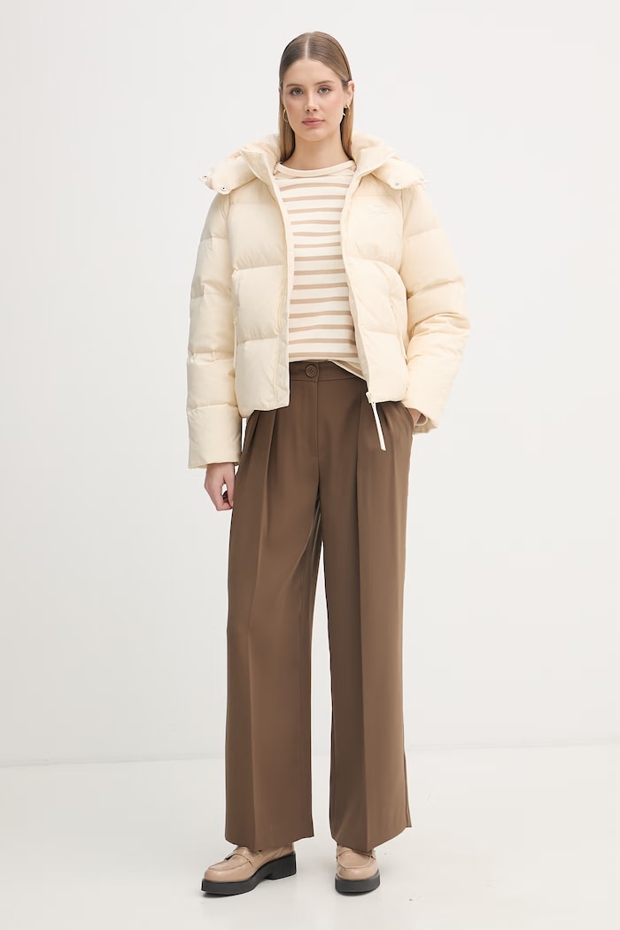 Lacoste dámska páperová bunda BF3262 béžová AW25