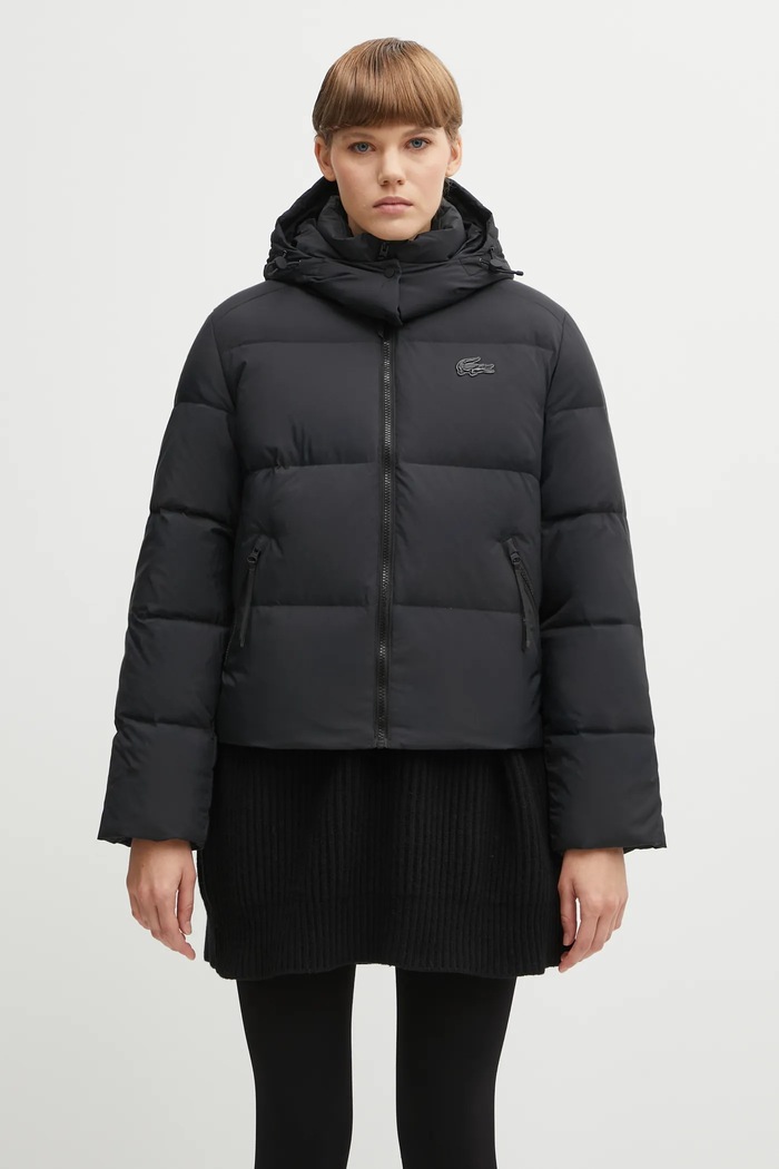 Lacoste Women's Down Jacket with black BF3262