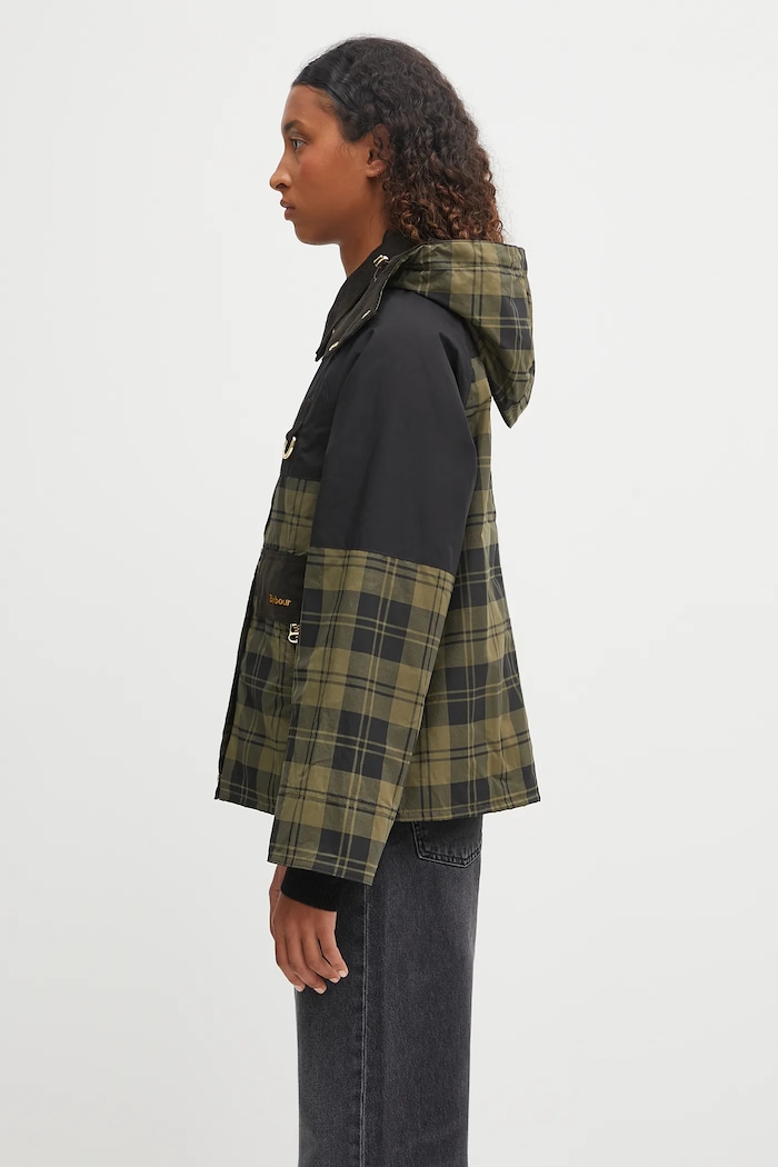 Barbour giacca in cotone Elaine Showerproof Jacket LSP0253OL51 verde AW25