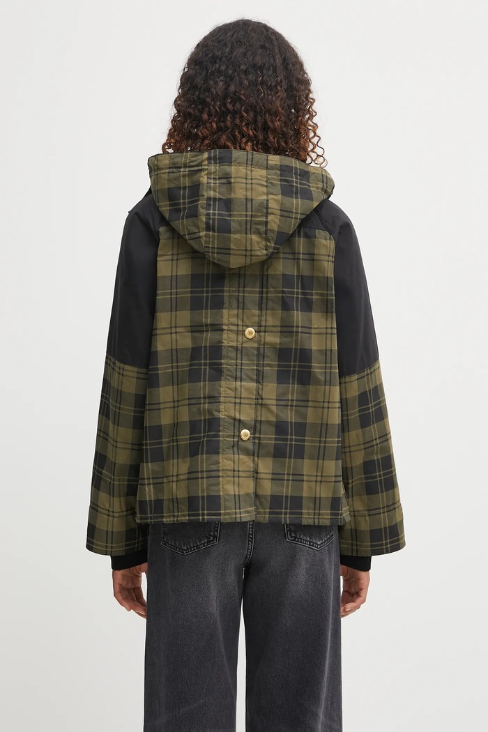 Abbigliamento Barbour giacca in cotone Elaine Showerproof Jacket LSP0253OL51 verde