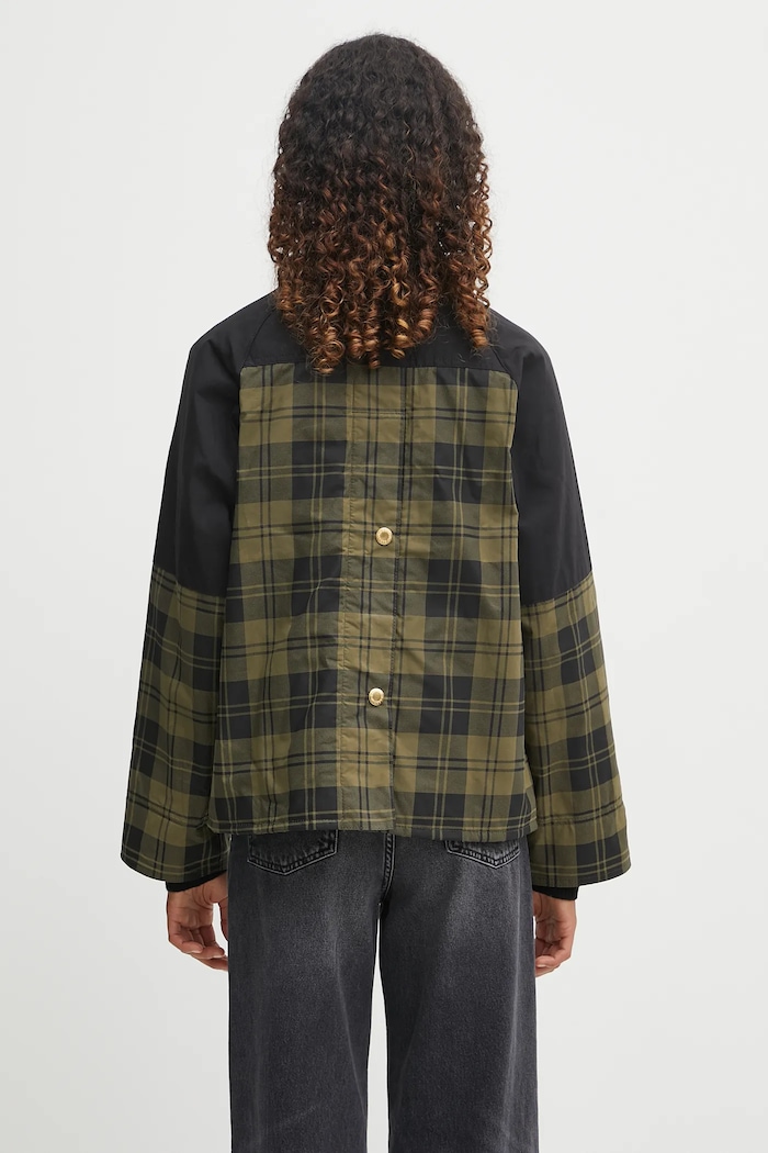 Barbour giacca in cotone Elaine Showerproof Jacket LSP0253OL51 verde
