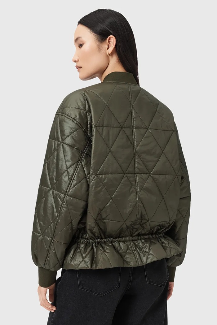 Μπουφάν bomber AllSaints ALII AllSaints W051OD πράσινο