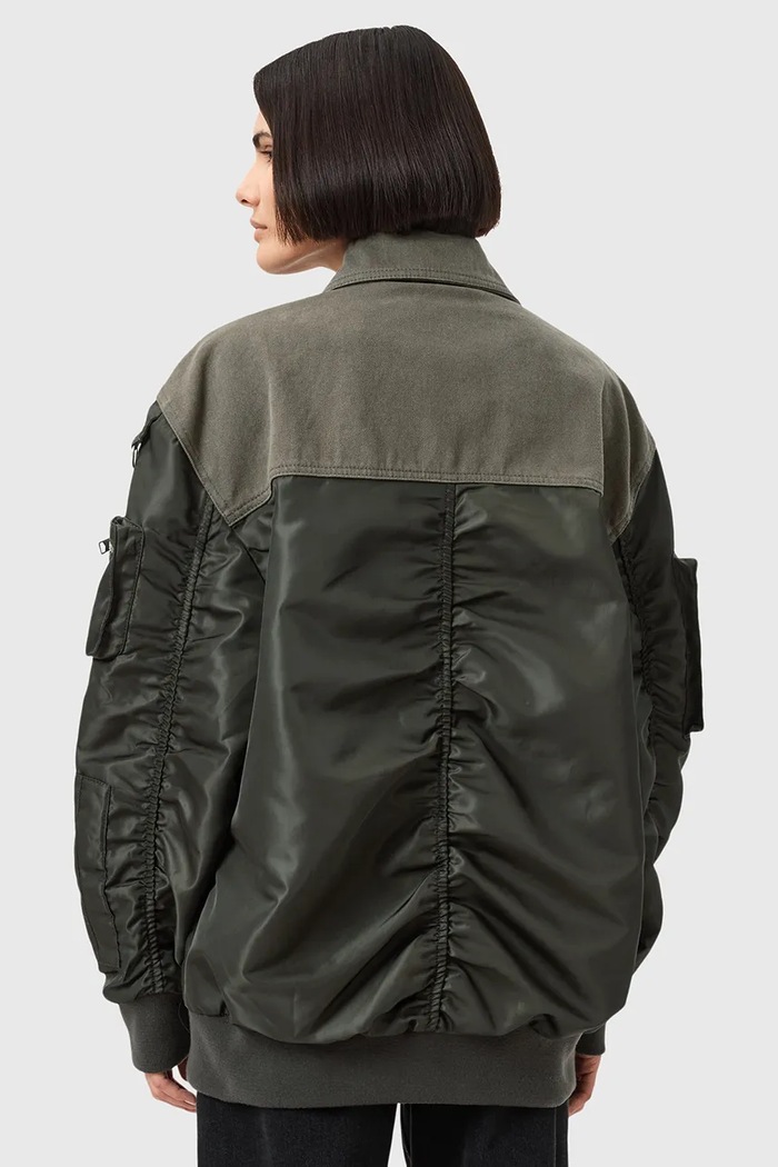 Bunda AllSaints VERITY zelená W024OD