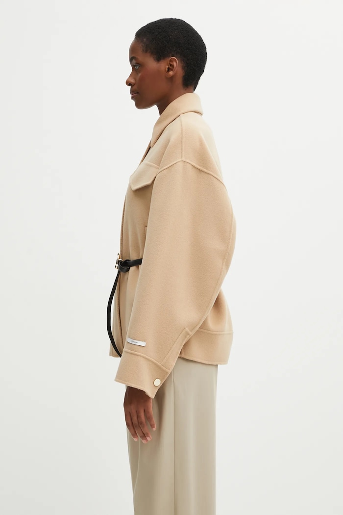 Μπουφάν Sportmax CANTORE 2522086031600 καφέ AW25