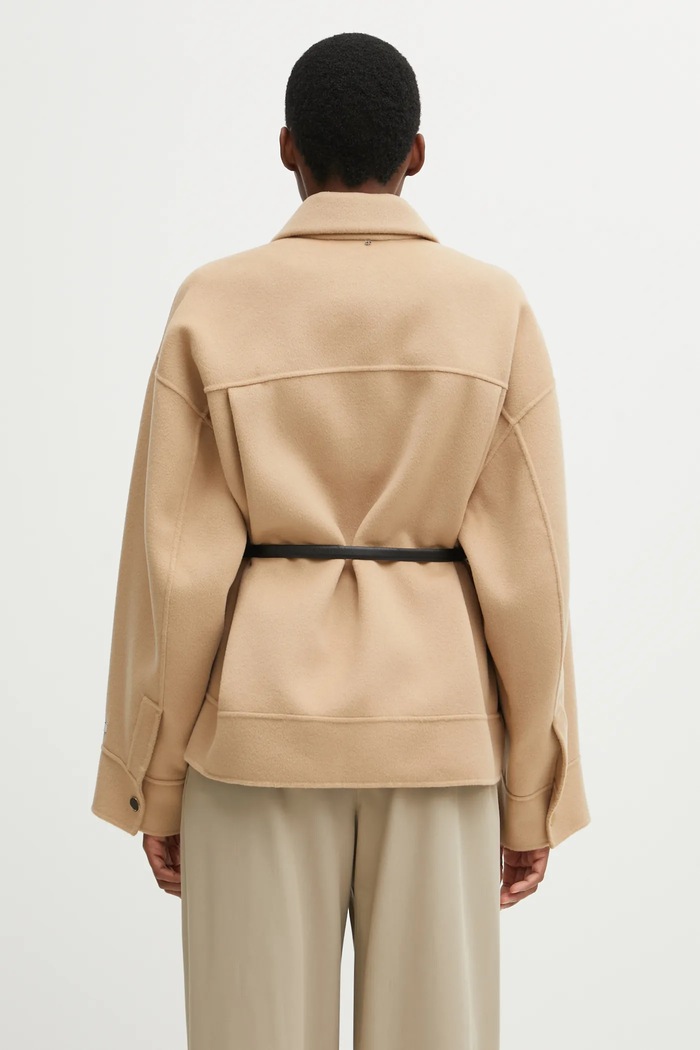 Ρούχα Μπουφάν Sportmax CANTORE 2522086031600 καφέ