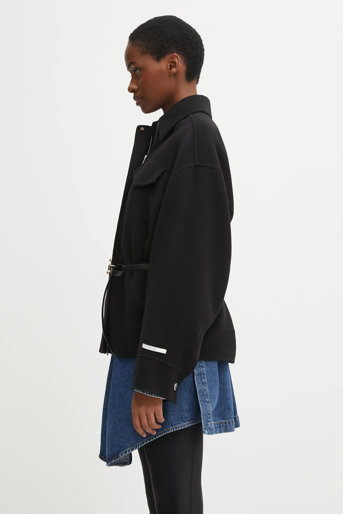 Μπουφάν Sportmax CANTORE 2522086031600 μαύρο AW25