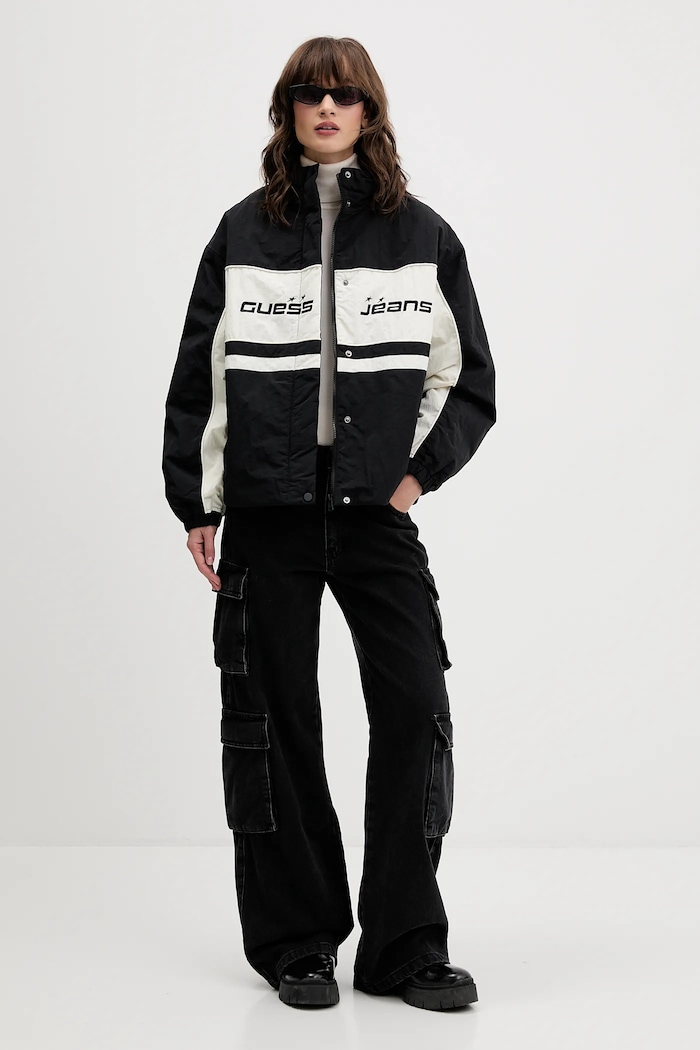 Bunda Guess Jeans W5BL11.WGYL2 černá AW25