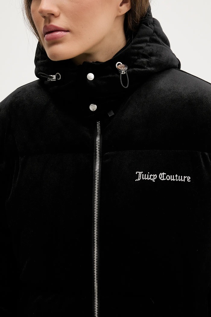 Velur jakna Juicy Couture JCOIJ225552 crna