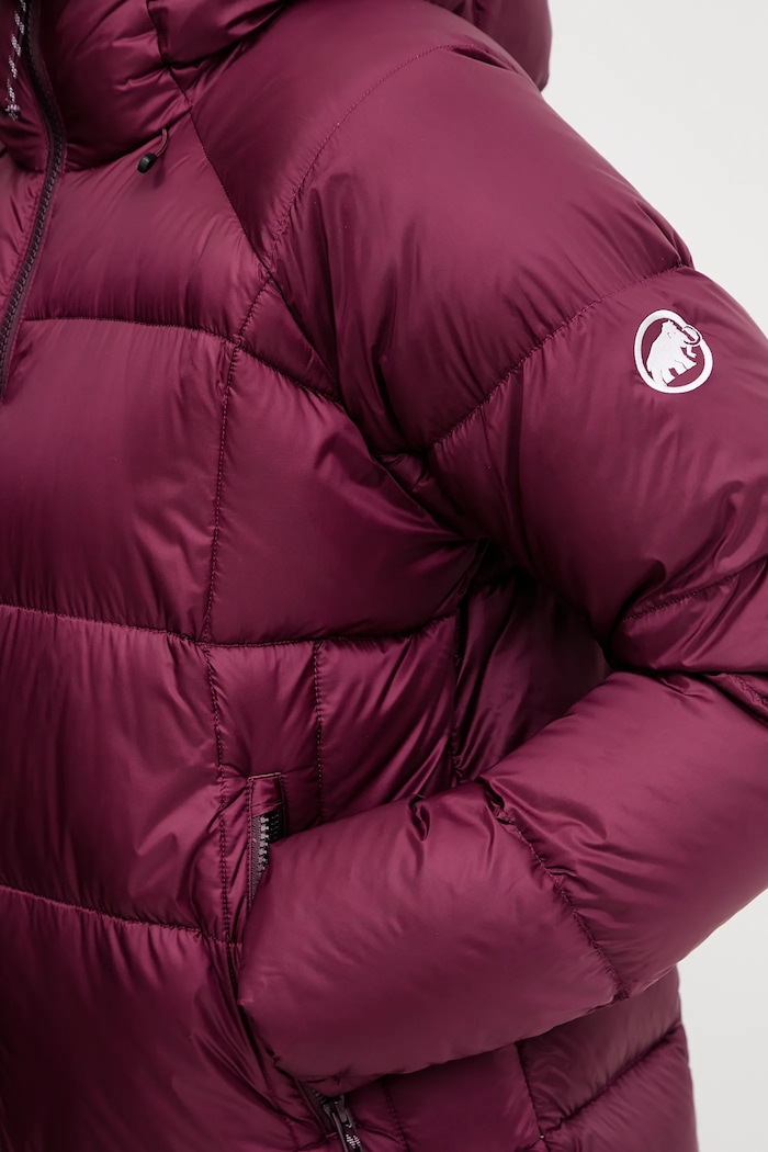 Mammut kurtka sportowa puchowa Glacier Glow 1013.03760 bordowy