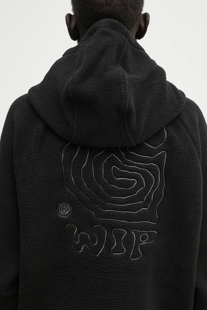 Carhartt WIP fleece sweatshirt W' Hooded Helix Fleece Jacket black I035461.39SXX