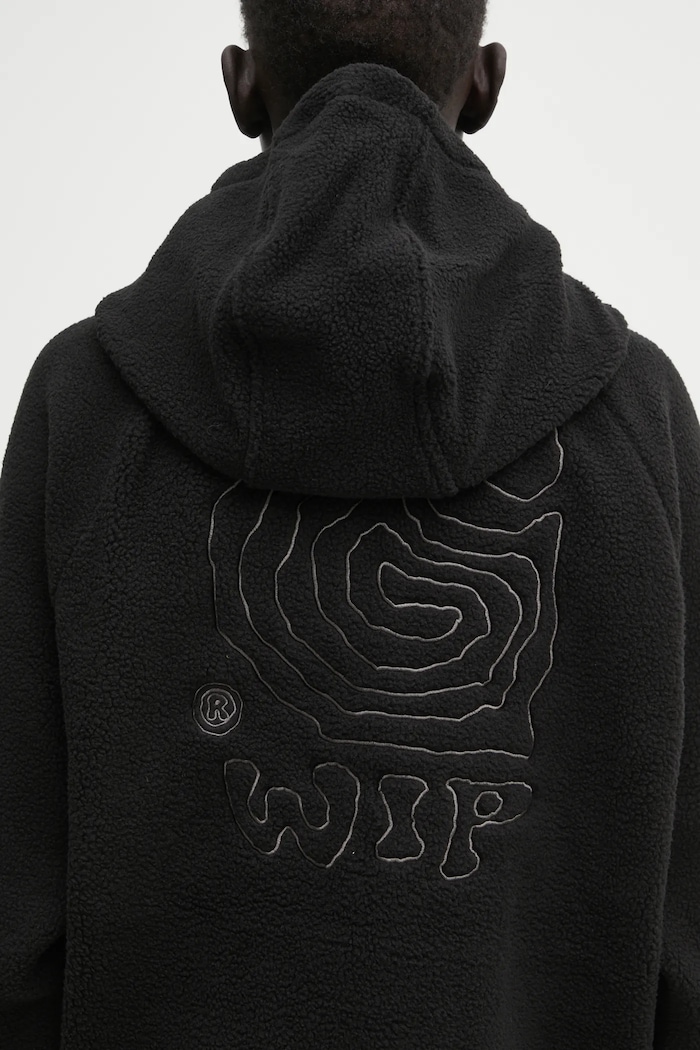 Carhartt WIP fleece sweatshirt W' Hooded Helix Fleece Jacket black I035461.39SXX