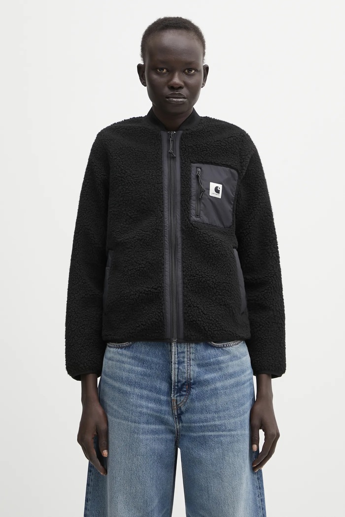 Carhartt WIP kurtka W' Janet Liner bez kaptura czarny I035697.00EXX