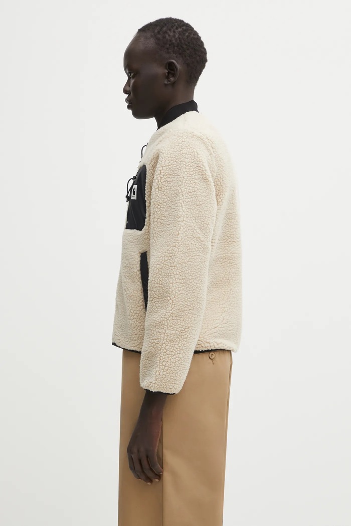 Carhartt WIP Fleece sweatshirt W' Janet Liner I035697.2NQXX beige AW25