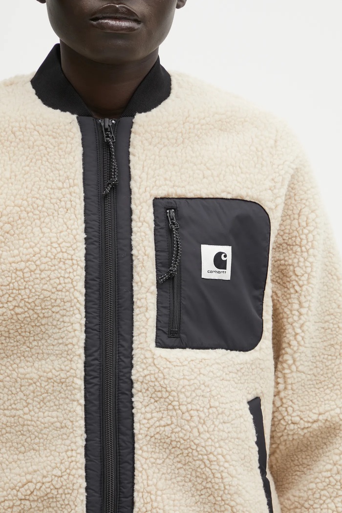 Fleece sweatshirt W' Janet Liner Carhartt WIP I035697.2NQXX beige