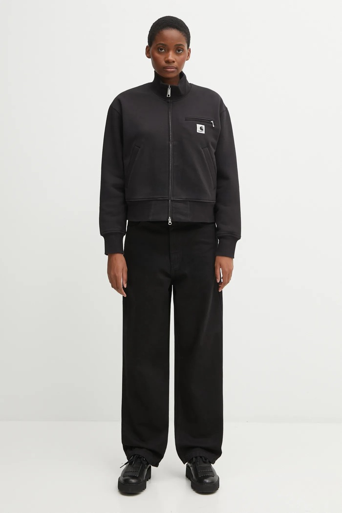 Μπλούζα Carhartt WIP W' Detroit Sweat Jacket I035703.8906 μαύρο