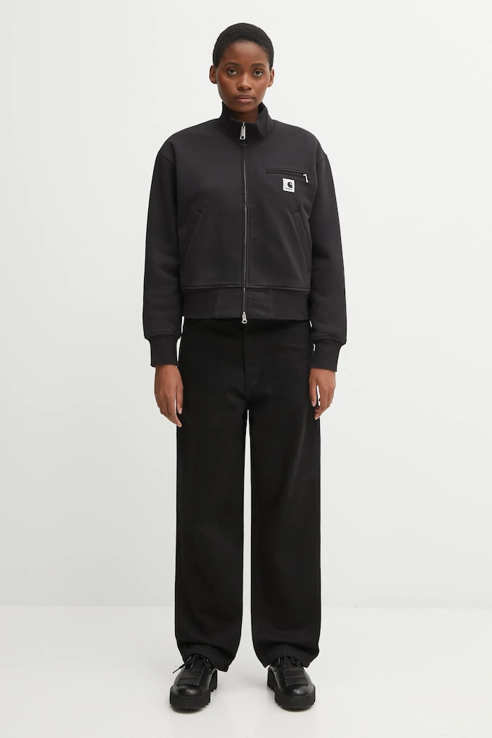 Μπλούζα Carhartt WIP W' Detroit Sweat Jacket I035703.8906 μαύρο