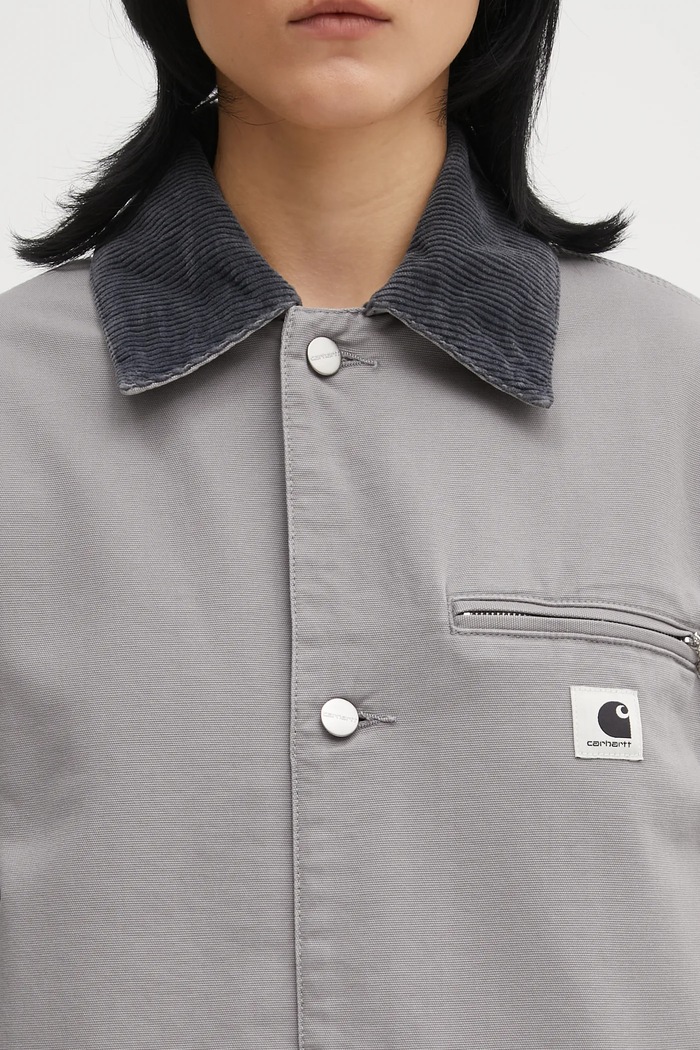 Carhartt WIP kurtka jeansowa W' Webster Coat szary I035676.3D306