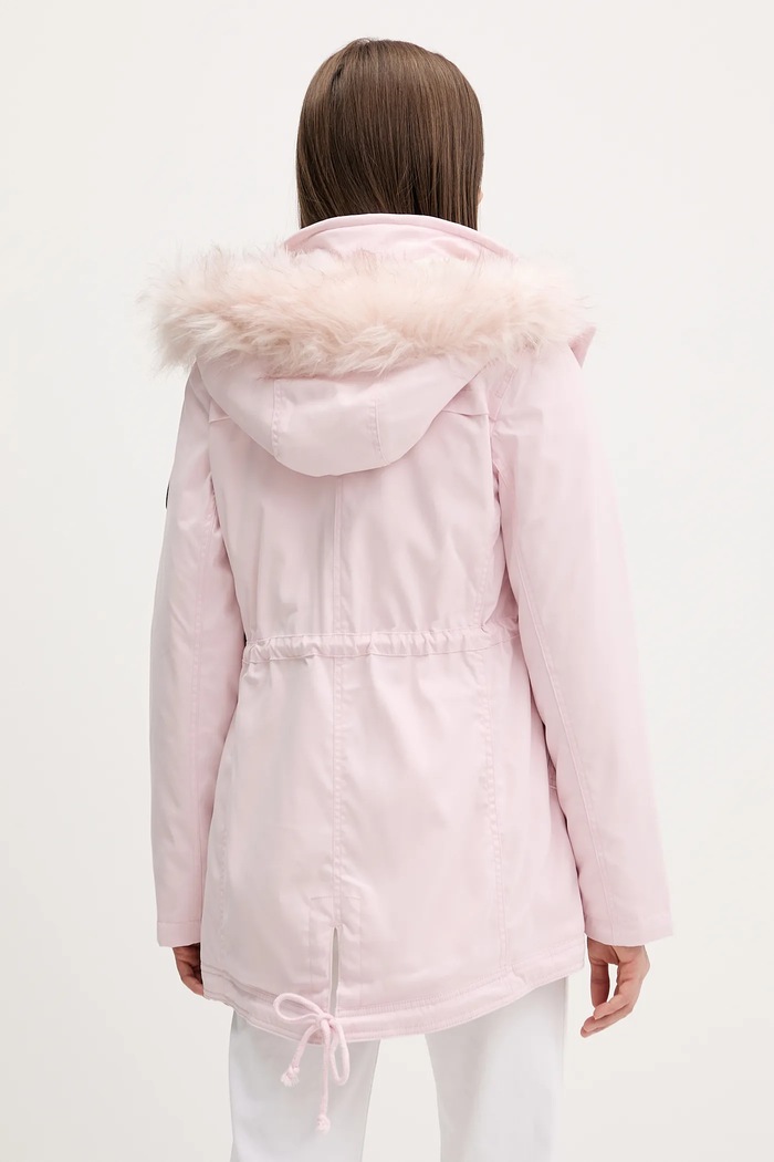 Oblečenie Bunda parka Hollister Co. KI344.5073.601 ružová