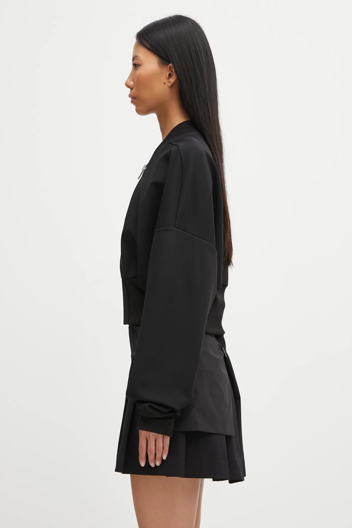 Jakna Rick Owens Lilies Flight LI02E3708.JCVS crna AW25