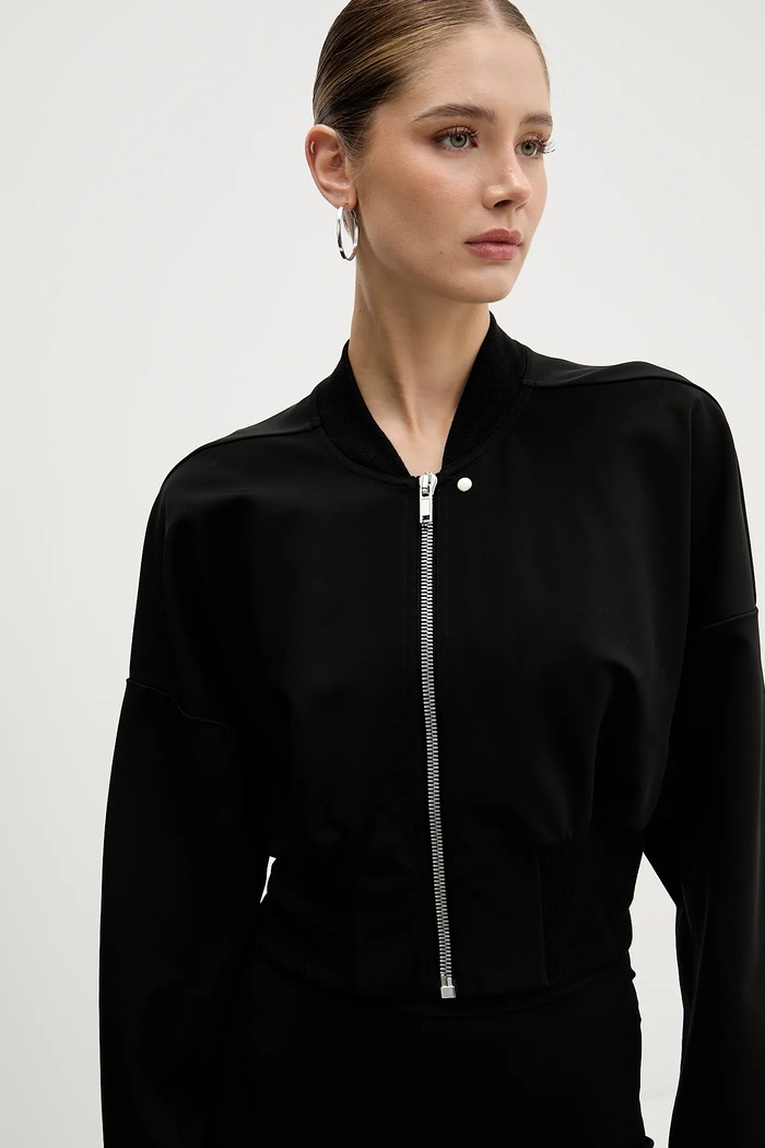 Bunda Rick Owens Lilies Flight čierna LI02E3708.JCVS