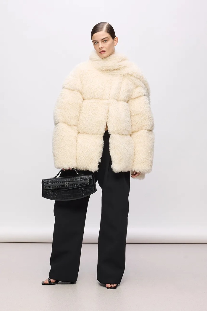 Karl Lagerfeld jakna Karl Lagerfeld Studio bež A4W15065