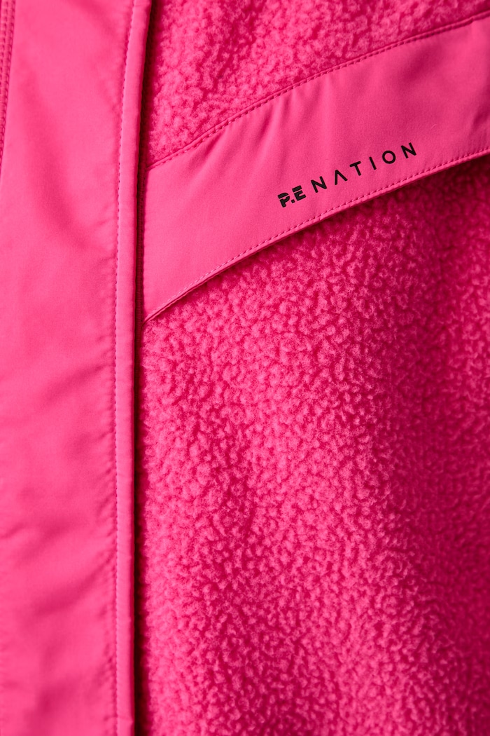 Bluza rozpinana damska polarowa Shelter Sherpa P.E Nation różowy 251J095