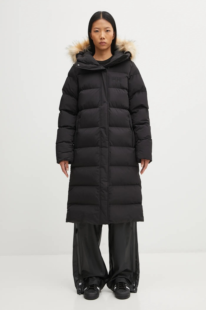 Helly Hansen W ARIA LONG PARKA γυναικείο μπουφάν 54512. μαύρο