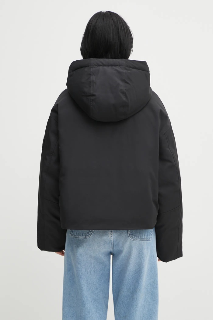 Одежда Maison Kitsuné Пуховая куртка Maison Kitsuné Hooded Puffer PW02208WQ4063 чёрный