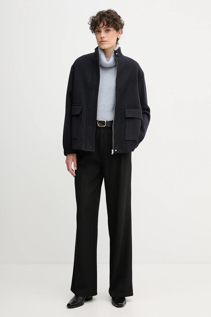 Bunda Sandro Ferrone S95YBFCEDRO tmavomodrá AW25