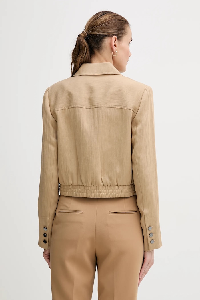 Oblečenie Bunda Dkny WOVEN JACKET P5GCTC12 béžová