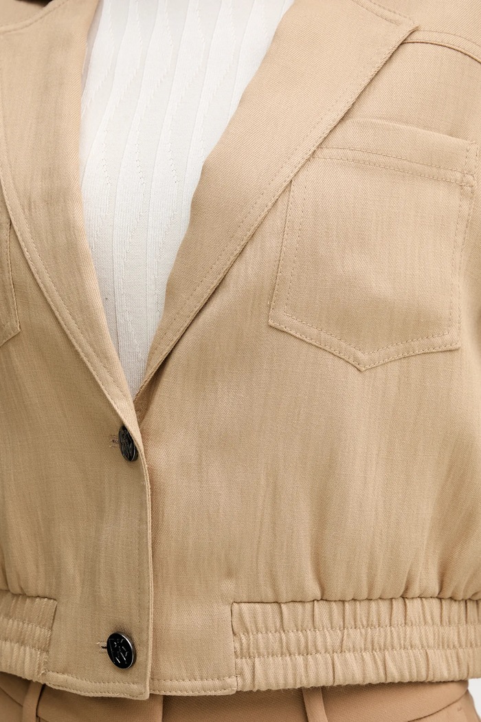 Bunda Dkny WOVEN JACKET P5GCTC12 béžová